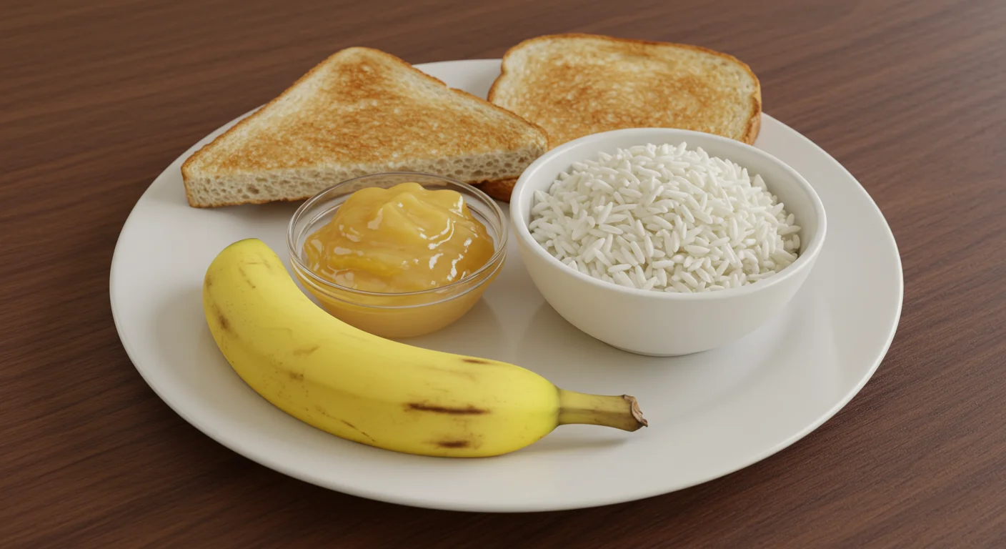 속 편한 'BRAT' 식단으로 시작해요!