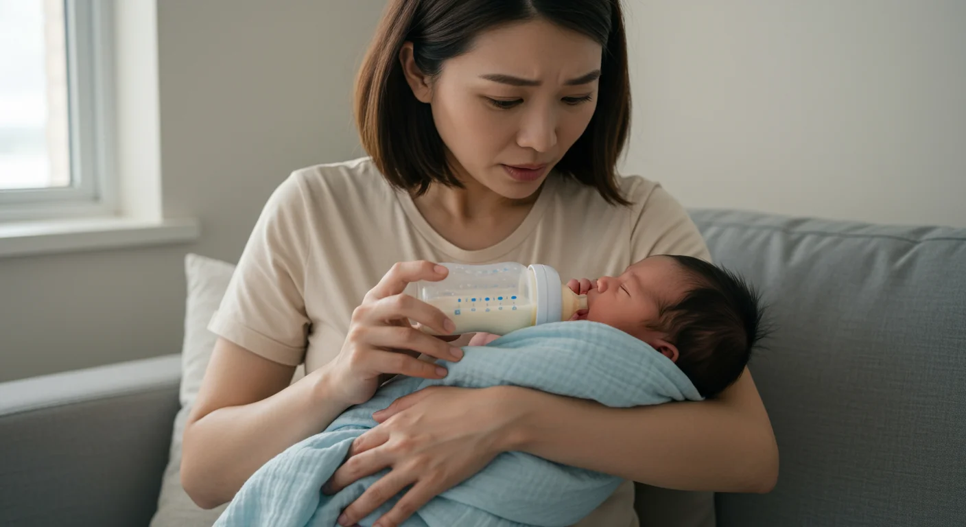 잘못된 수유 자세와 공기 흡입